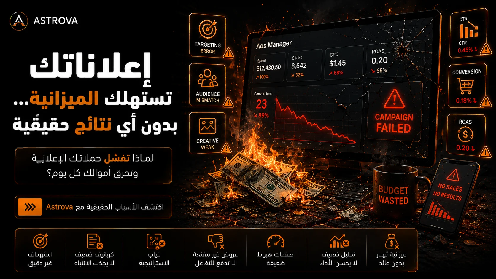 أسباب فشل الحملات الاعلانية