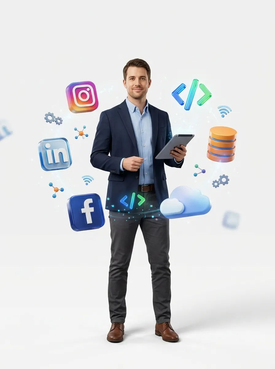 Astrova Digital Growth Agency team member in Egypt managing marketing and web development